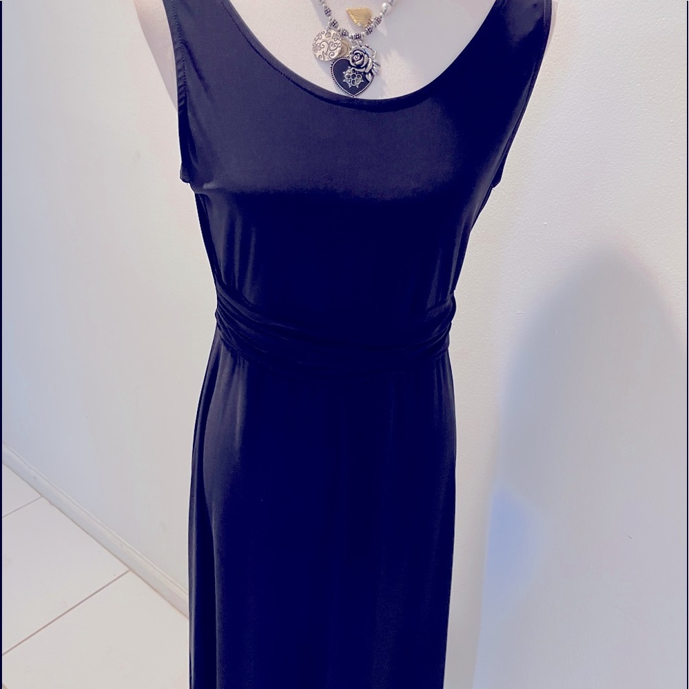 NWT AnaLee + Hope Sleeveless Black Maxi Dress Sz M
